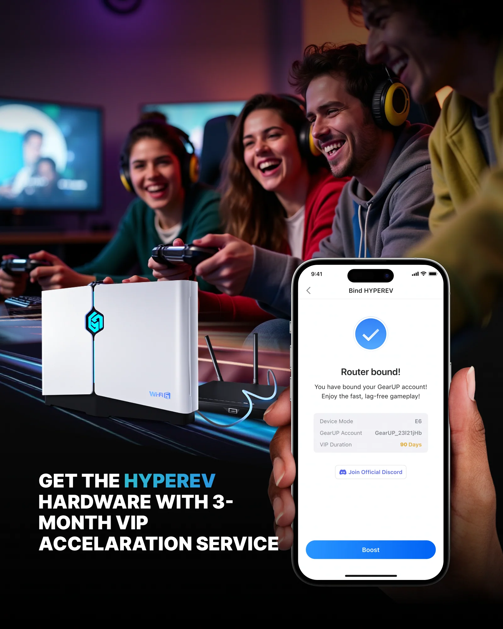 HYPEREV Wi-Fi 6 Gaming Router for PS5, PS4, XBOX, SWITCH, PC - Image 3